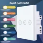WiFi интелигентен превключвател за стенно осветление съвместим с Alexa, снимка 4