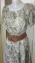 Елегантна рокля в бежово и черно👗🍀M(40)р-р👗🍀арт.620, снимка 2
