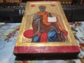 Стара ръчно рисувана икона, снимка 4