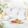 Комплект чинии 24 части с елегантен флорален дизайн – Лекота и стил за всяка трапеза, снимка 4