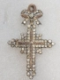 Стар антикварен кръст(медальон)Франция,19век.сребро и злато/каталожна цена 1600$/, снимка 6