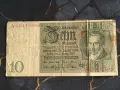 Райх банкнота - Германия - 10 марки | 1924г., снимка 1