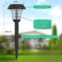 Соларна лампа против комари за открито – комплект 2 броя с UV защита и декоративно осветление, снимка 6