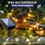 Govee Solar String Lights Outdoor – 4 комплекта, 15 м, 150 топло бели LED, водоустойчиви, 8 режима, снимка 4