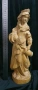 Ръчно изработена дърворезба- женска фигура ( Австрия -Германия), снимка 1