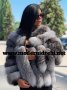 Дамско луксозно палто лисица код 318