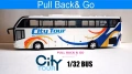 City Tour Bus Pull Back - Мащаб 1:32, снимка 1