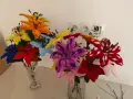 Ръчно изработени цветя , снимка 17