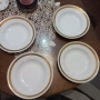 4 броя чиний за супа + Голямо плато., снимка 4