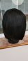 Нова черна перука от естествена коса перука от човешки косъм 30 см Боб стил - мод.16, снимка 10