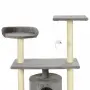 vidaXL Котешко дърво със сизалени стълбове, 95 см, сиво, снимка 4