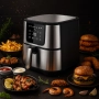 Еър фрайър Scheffler LQ-5001BS – 5.5L здравословно готвене с до 80% по-малко мазнина, снимка 3