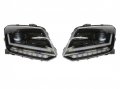 LED фарове Osram за VW Amarok след 2010 година с черна основа, за модела с халогенни фарове, снимка 4