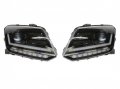 LED фарове Osram за VW Amarok след 2010 година с черна основа, за модела с халогенни фарове, снимка 4