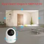 Вътрешна камера за бебефон SwitchBot, 360 градуса 1080P Pan Tilt Smart WiFi, снимка 4