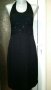 Черна рокля с колан от дантела и пайети👗🍀M/L,L👗🍀арт.880, снимка 3