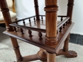 Антична Викторианска маса от орех , снимка 8
