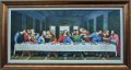 Тайната вечеря, Леонардо да Винчи, картина с рамка, снимка 1 - Картини - 24711046