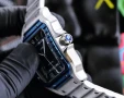 Мъжки часовник Cartier Santos de Cartier с автоматичен механизъм, снимка 4