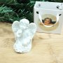 4251 Мини фигурка Ангелче с цветя в подаръчка торбичка, снимка 6