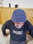 Ръчно плетена мъжка шапка, снимка 13