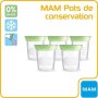 MAM 5 Conservation pots х 120мл , снимка 1 - Прибори, съдове, шишета и биберони - 42280545