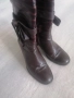 Кафяви ботуши, естествена кожа, снимка 3