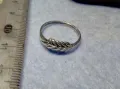 ЖИТНИ КЛАСОВЕ СТАР СРЕБЪРЕН ПРЪСТЕН СРЕБРО ВИСОКА ПРОБА АРТ ИЗРАБОТКА с ЩЕМПЕЛ на МАЙСТОРА 47512, снимка 8