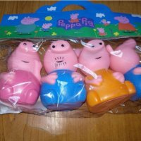 Пепа Пиг,фигурки за торта или игра,гумени,със звук, снимка 1 - Играчки за стая - 39925561