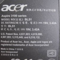 Продавам Acer 3100-на части, снимка 3 - Части за лаптопи - 35411991