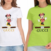 Тениска GUCCI Disney Mickey Mouse принт Модели,цветове и размери, снимка 10 - Тениски - 28097563