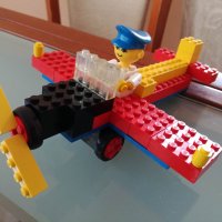 Много стар Конструктор Лего - LEGO Airport 250 - Самолет с пилот, снимка 2 - Колекции - 39715888