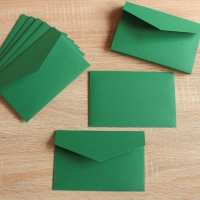Цветни пликове за покани ваучери писма банкноти. Тъмно зелен червен розов син оранжев кафяв черен, снимка 3 - Покани - 36705482