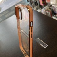 Apple iPhone 14 Прозрачен кейс с кант, снимка 3 - Калъфи, кейсове - 38481792