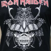 Нова мъжка тениска на музикалната група IRON MAIDEN - Senjutsu Samurai Eddie Graphic Navy, снимка 12 - Тениски - 35623072
