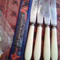 4 Ножчета стари СССР неръждавейка Кухненски ножчета за Масло 31956, снимка 3 - Прибори за хранене, готвене и сервиране - 38037496
