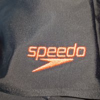 Speedo M-, Нови мъжки бански боксер в черно с червено лого, снимка 2 - Бански - 37902804
