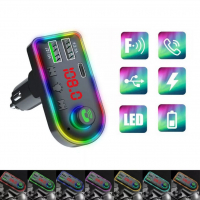 Трансмитер за кола, 12/24V, 3.1A, Bluetooth, USB, подсветка , снимка 4 - Аксесоари и консумативи - 36535025