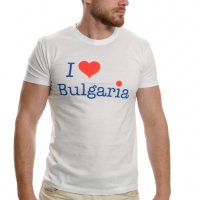 Нова мъжка тениска с трансферен печат Аз обичам България, I LOVE BULGARIA, снимка 6 - Тениски - 29889945
