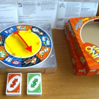 UNO SPIN Карти уно с рулетка / една страхотна семейна игра, снимка 3 - Игри и пъзели - 38474971