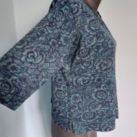 Памучна дизайнерска блуза "Karen Scott"® / голям размер / висок клас качество, снимка 7 - Блузи с дълъг ръкав и пуловери - 34181120