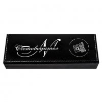 Луксозен комплект "Счетоводител" химикал със стилус и USB в кутия, снимка 1 - Декорация за дома - 38395046