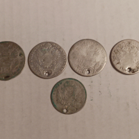 Монети Австрия 20 кройцера , сребро , 5 броя , за накит, снимка 5 - Нумизматика и бонистика - 44653704