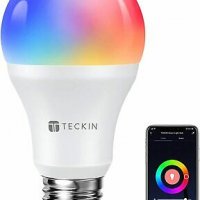 8W, 800LM Smart Wi-Fi RGB LED Light Bulb, 2800K-6200K, Alexa, Google Home, снимка 1 - Крушки - 33734173