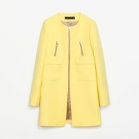 дамско сако палто блейзър блейзер жълто Zara, снимка 1 - Палта, манта - 44336331
