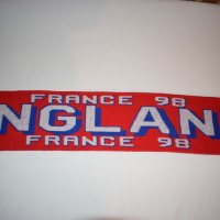 France 1998 - Световна купа - England - Уникален 100% ориг. шал / World Cup 1998 / Световно , снимка 4 - Футбол - 31182391