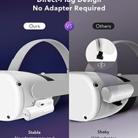 Нова 5000mah батерия за Meta Oculus Quest 2 лека преносима VR зарядно, снимка 2 - Друга електроника - 42186581