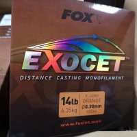 Влакно FOX Exocet Fluoro Orange Mono 1000м., снимка 3 - Макари - 33167346