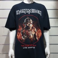 Нова мъжка тениска на музикалната група IRON MAIDEN -THE BOOK OF SOULS LIVE CHAPTER , снимка 6 - Тениски - 30648352