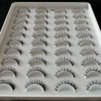 3D изкуствени мигли 20 чифта в кутия , снимка 4 - Козметика за лице - 36783774